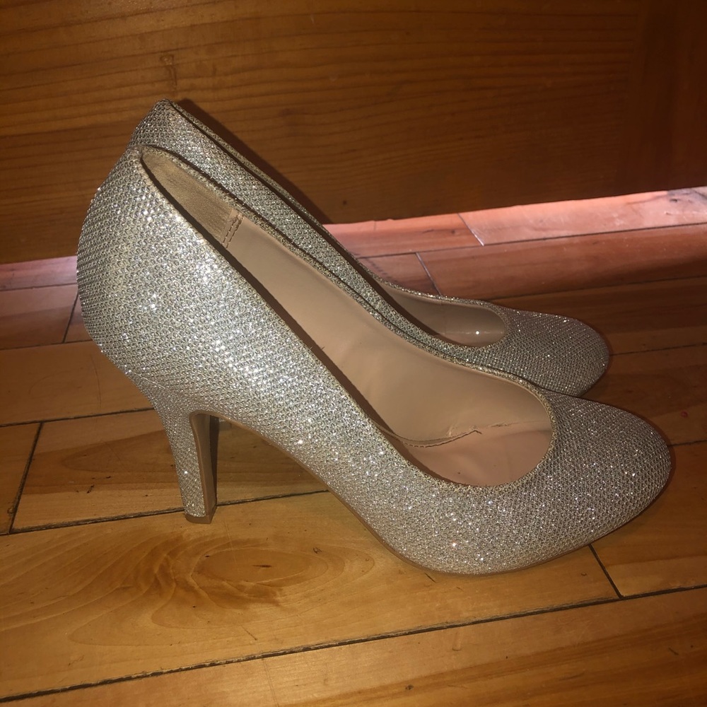 Kelly & Katie Silver Heels